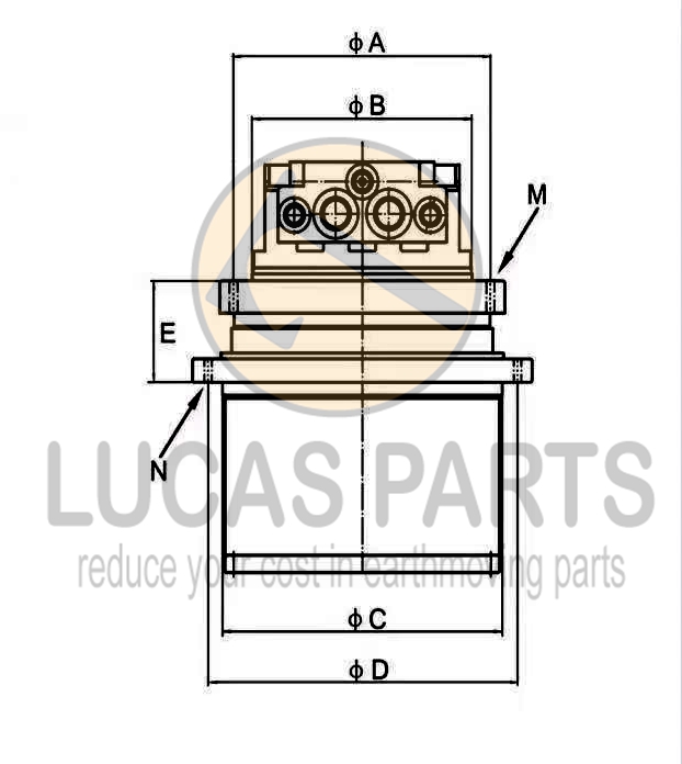 Excavator Final Drive Unit