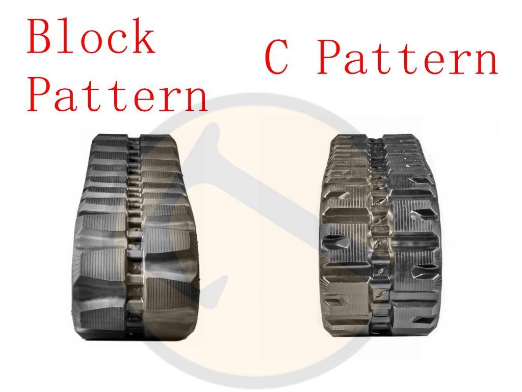 Rubber track Block Pattern and C Pattern LUCAS PARTS