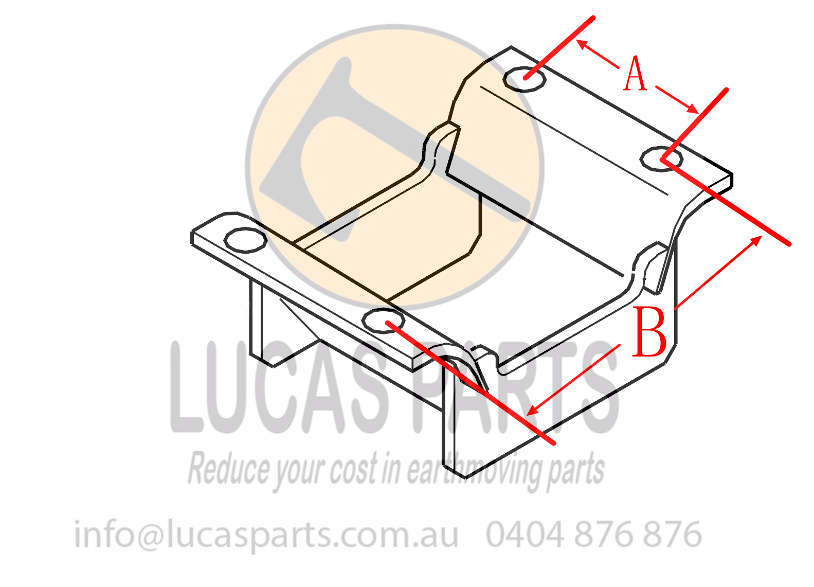 Lucas Parts Track Guide/Guard Drawing