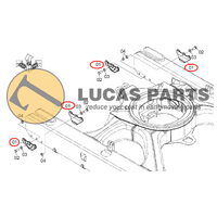 Track Guide/Plate  ZX40U-5A  ZX48U-5A  ZX50U-5A 9318142 