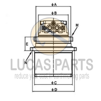 Final Drive Unit R215-9 R225-9 R210-7 Refurbished (30) 
