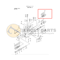Hydraulic Relief Valve ZX40U ZX40UR ZX50U ZX55UR PN 0842504 Genuine Part