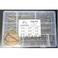 Clip Pin Kit/Cotter Split Pin - Varius Sizes,  2mm to 6mm thickness
