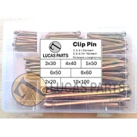 Clip Pin Kit/Cotter Split Pin - Varius Sizes,  2mm to 10mm thickness