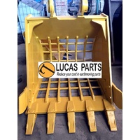 Excavator Bucket Skeleton/Sieve Bucket 1200mm Width 1.1 Cubic Meters (80mm Pin) R210