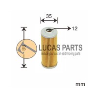 Fuel Filter VIO15 VIO17 VIO20 VIO20-3 EX17-2 EX22 EX25-2 EX27U EX30 EX33MU EX35 EX40 EX50 EX55 EX58 ZX16 ZX18 ZX25 ZX30 ZX35 ZX40 ZX50 PC10 PC20 PC30