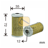 Fuel Filter  KX121-2 KX71-2 KX91-2 PC228US-3 PC300-7 PC360-7  PN 22U-04-21260 121850-55710