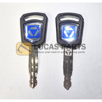 Key -  XCMG  75DA 60D 215 200, New style,  One Pair