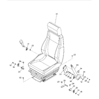 Seat - Universa Air Suspension Seat - By Adjustere Bolt Hole Pattern