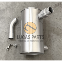Muffler for Hyundai R130-7 R130LC-3 R160LC-3 R130-5  PN 13E6-33010 13E6-33020 