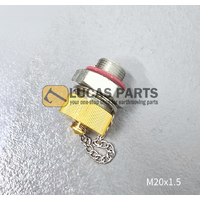 Oil Drain Valve / Screw  with Cap M20x1.5 Threads for HITACH ZX100 ZX200