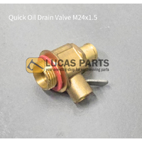 Quick Oil Drain Valve M24x1.5 Threads for HITACHI