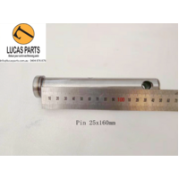 Excavator Pin 25*160mm ID*TL One Greased Hole fits Kubota K008 U10-3 & JCB 8008