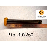 Excavator Pin 40*260mm  ID*TL No Grease Hole Solid Pin
