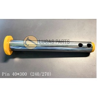Excavator Pin 40*300mm  ID*TL Solid Pin