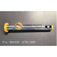 Excavator Pin 40*330mm  ID*TL Solid Pin