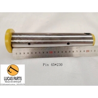 Excavator Pin 45*230mm  ID*TL Two Greased Holes