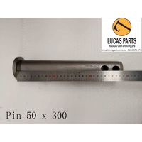 Excavator Pin 50*300mm  ID*TL One Grease Hole Link Pin EX60 ZAX60
