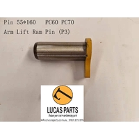 Excavator Pin 55*160mm  ID*TL Arm Lift Ram Pin (P3)  PC60 PC70