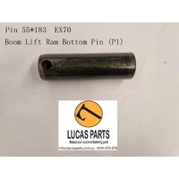 Excavator Pin 55*183mm  ID*TL Boom Lift Ram Bottom Pin (P1)  EX70