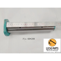 Excavator Pin 60*288mm ID*TL  Kubota KX080-3 (P10 Opt P8)  PN RD809-66740 