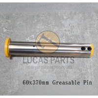 Excavator Pin 60*370mm  ID*TL, Solid Pin