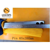 Excavator Pin 65*380mm  ID*TL One Greased Hole SH130