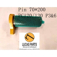 Excavator Pin 70*200mm  ID*TL Arm Lift Ram Pins (P3 & P6) PC100  PC120 PC128 PC130 PC138 PN 2037042121