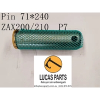 Excavator Pin 71*210mm  ID*TL Bucket Lift Ram Top Pin (P7)   ZAX200 ZAX210 PN 3088578