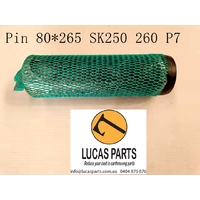 Excavator Pin 80*280mm  ID*TL Bucket Lift Ram Top Pin (P7) ZX230 ZX240 PN 3076627