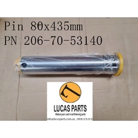 Excavator Pin 80*435mm  ID*TL PC200 (P11) Solid Pin PN 206-70-53140