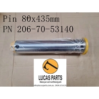 Excavator Pin 80*435mm  ID*TL PC200 (Position 10) Solid Pin PN 206-70-53140