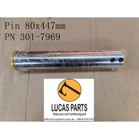 Excavator Pin 80*447mm  ID*TL CAT320 (P10) No Grease Hole PN301-7969
