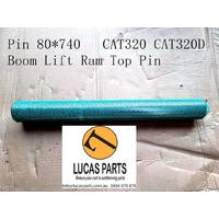 Excavator Pin 80*740mm ID*TL Boom Lift Ram Top Pin (Position 4) CAT320 CAT320D