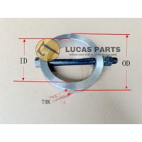 Pin Stop Ring/Retaining Ring 80x125x30mm  IDxODxTHK with Bolt & Nut