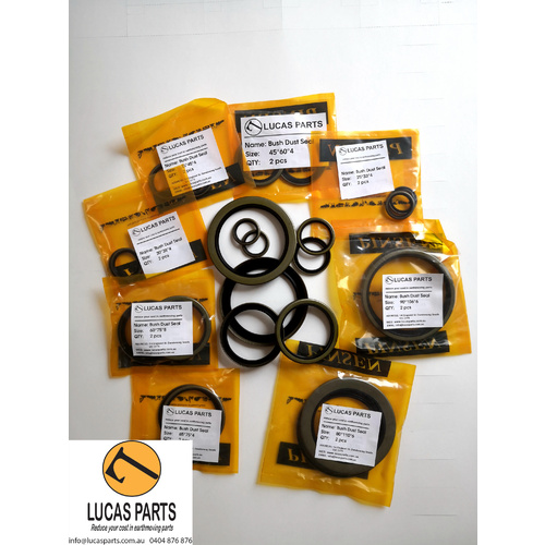 Bush Dust Seal 25*33*4mm One Pair ID*OD*THK 