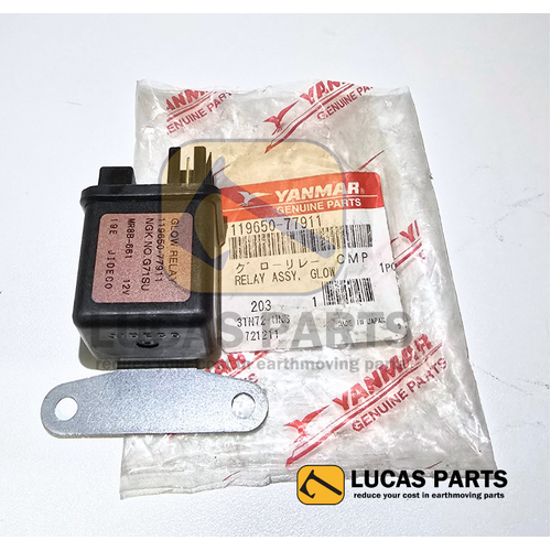 Relay -  Glow Plug Relay 12V  for Yanmar NGK G71Su  PN 119650-77910 119650-77911