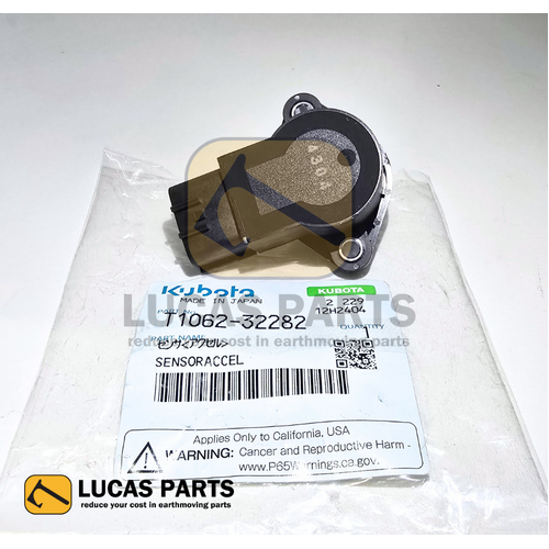 Sensor - Throttle Acceleration  KX033-4  KX057-4  U35-3 U35-4 U48-3 U55-4  PN T1062-32282