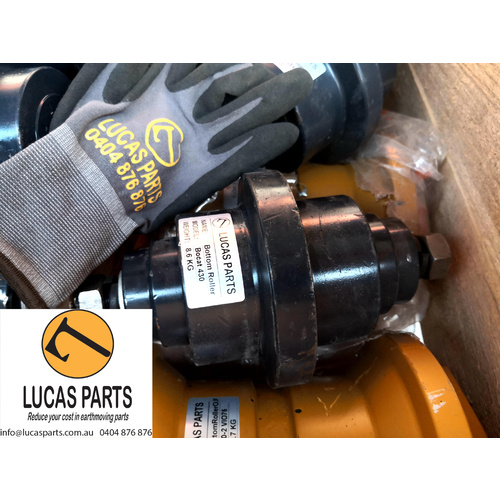 Bottom Roller BOBCAT 430 334 335 rubber track and Top Roller for  337, 442, and I.R. ZX75