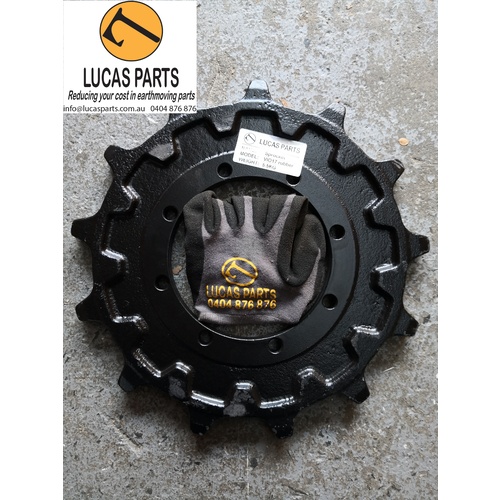 Sprocket VIO17 for rubber track 13T 8H 140ID