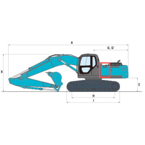 Side Cover/Panel/Guard L.H. Kobelco SK210-8