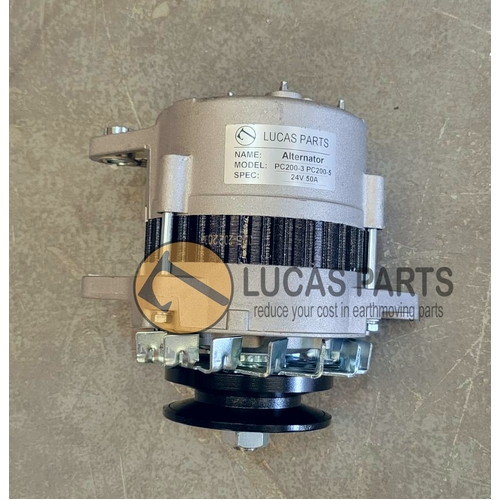 Alternator 24V 30A PC200-3 PC200-5 P PN 600-821-61200 Aftermarket