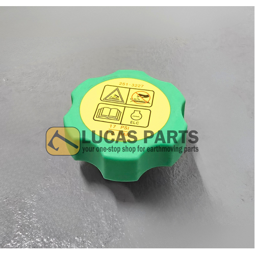 Cap -Expansion Tank /Coolant Reservoir Cap  CAT 312GC 316GC 315GC 326GC 324 330GC 323GC 336GC PN 251-3227