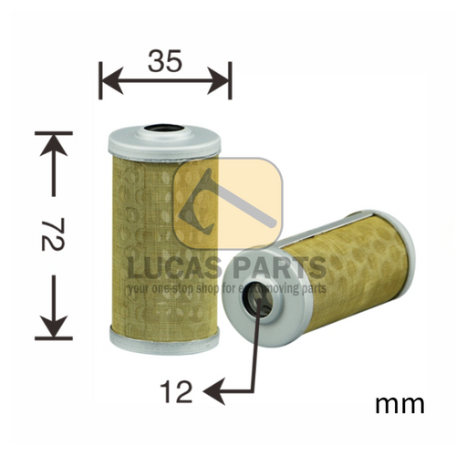Fuel Filter  KX121-2 KX71-2 KX91-2 PC228US-3 PC300-7 PC360-7  PN 22U-04-21260 121850-55710
