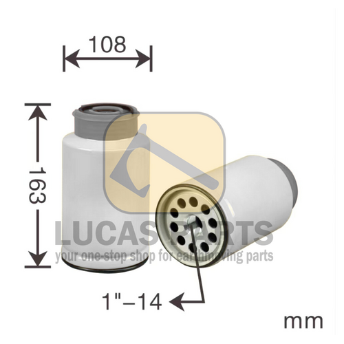 Fuel Water Separator Filter CAT322C 325C 330C D6N D7R D8R D9N/R