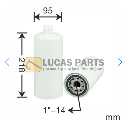 Fuel Water Separator Filter CAT C13 C16  Hyundai R450LC-7