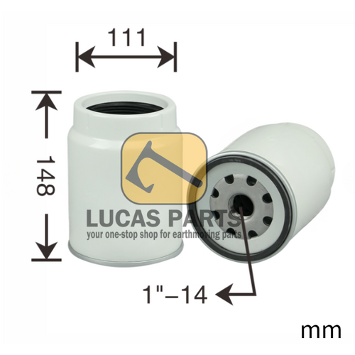 Fuel Water Separator Filter DX140LCR  DX160LC DX225LC-3  PN  400403-00022/ PL270X/ FS19907/ P551034
