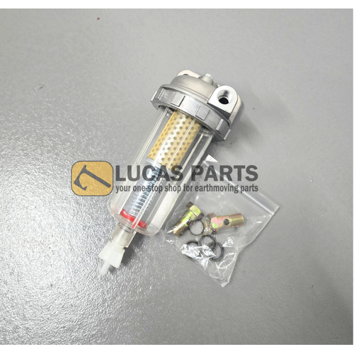 Fuel Water Separator Filter Assy. PC160-7 PC200-7 PC220-7 PC360-7  PN 22U-04-21131 22U-04-21132