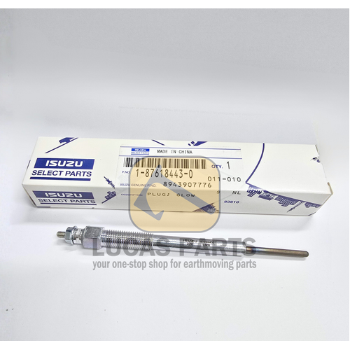 Glow Plug for ISUZU engine 4HK1 6HK1 6UZ1 PN 1-87618443-0, 8943907776