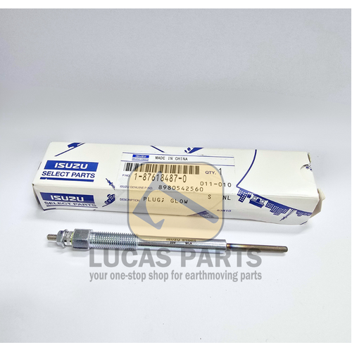Glow Plug for ISUZU engine 4JJ1 PN 1-87618487-0, 8980542560